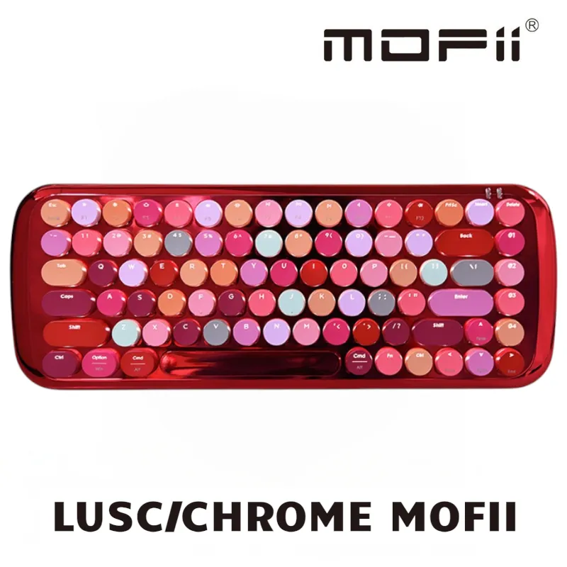 Bàn phím cơ không dây 2 chế độ MOFII LUSC/CHROME Coca Cola